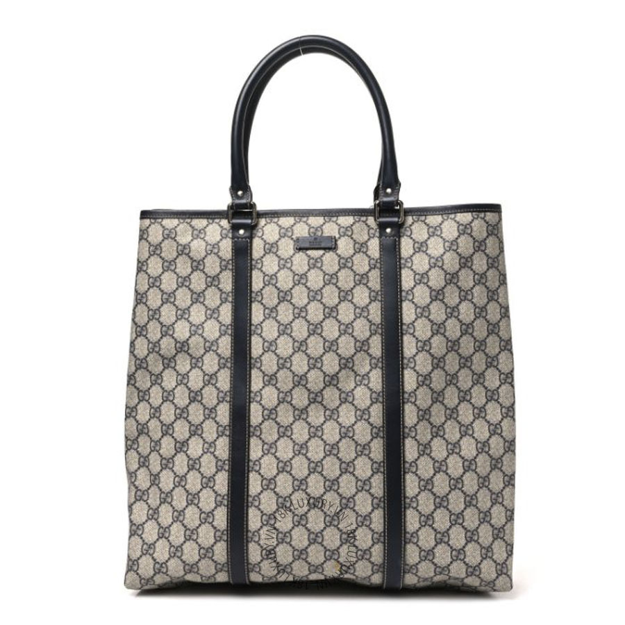 Túi Xách Gucci GG Plus Monogram Joy Vertical Tote Navy GDCB576