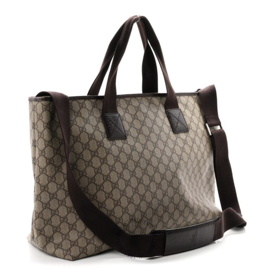 Túi Xách Gucci GG Plus Monogram Travel Bag Dark Brown GDCB216
