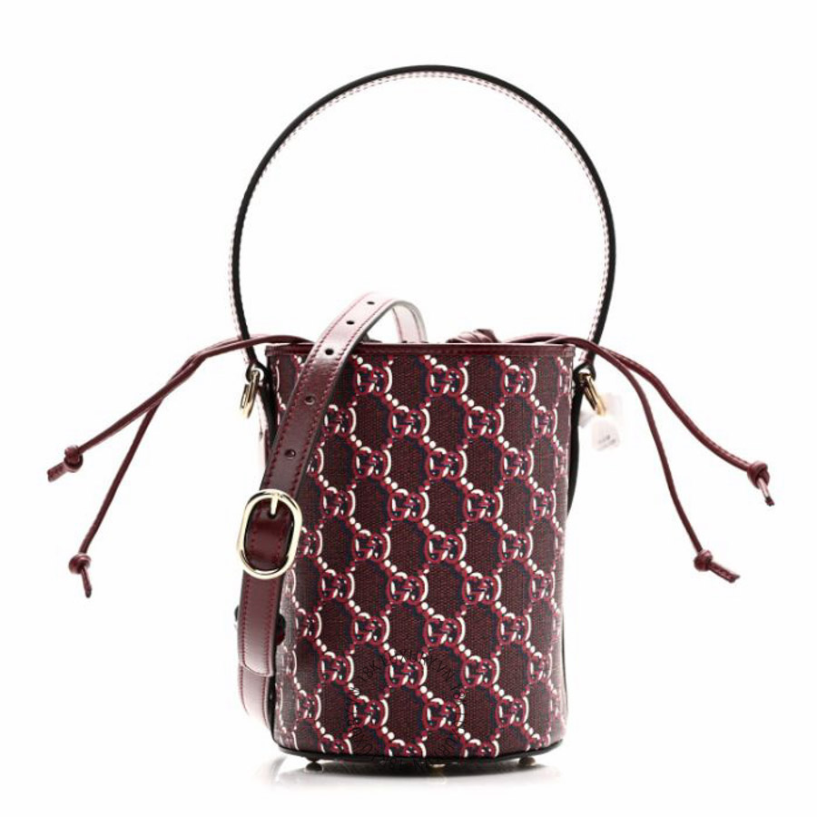 Túi xách Gucci GG Shadow Monogram Mini Bucket Bag Rosso Ancora Red Rosso Ancora Red NFPG601
