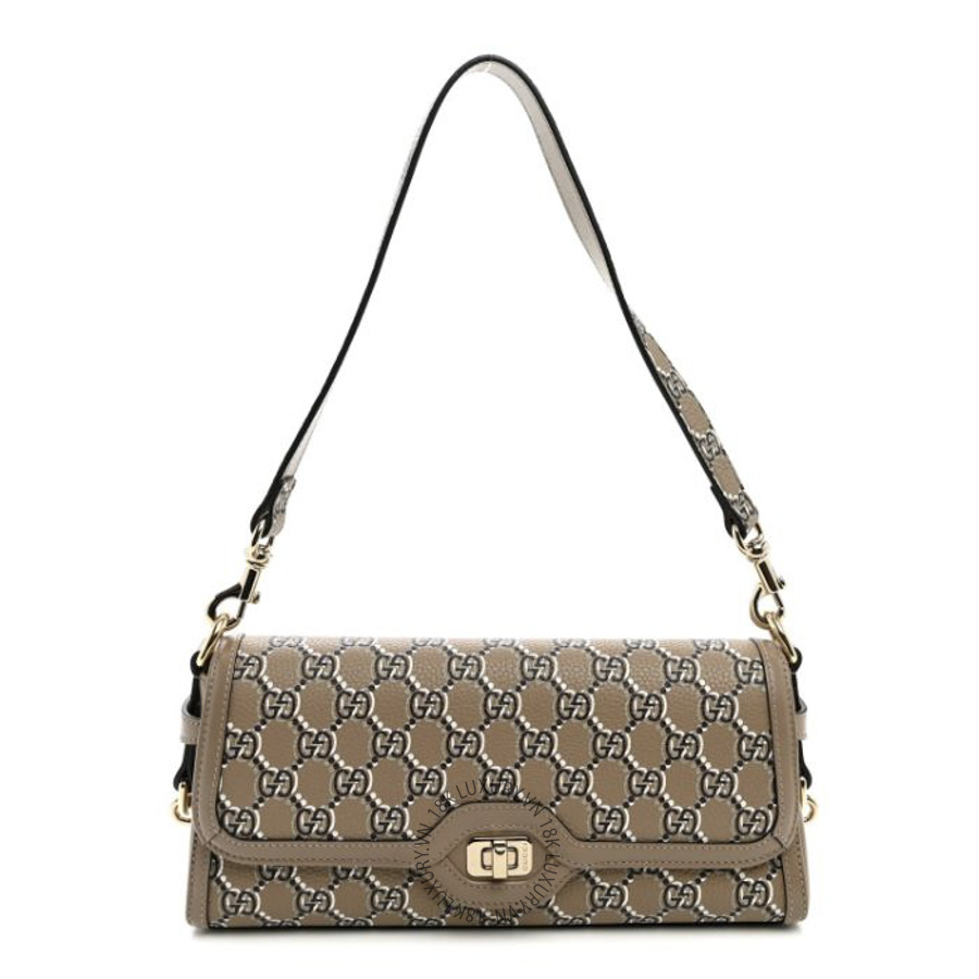 Túi Xách Gucci GG Shadow Monogram Small Luce Shoulder Bag Beige GDCB202