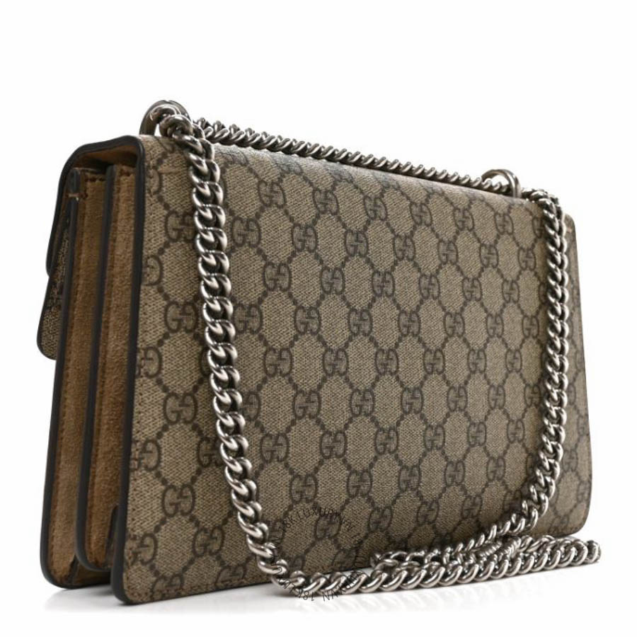 Túi xách Gucci GG Supreme Monogram Small Dionysus Shoulder Bag Taupe NFPG208