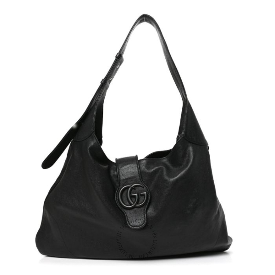 Túi xách Gucci Goatskin Monochrome Large Aphrodite Shoulder Bag Black GGC239