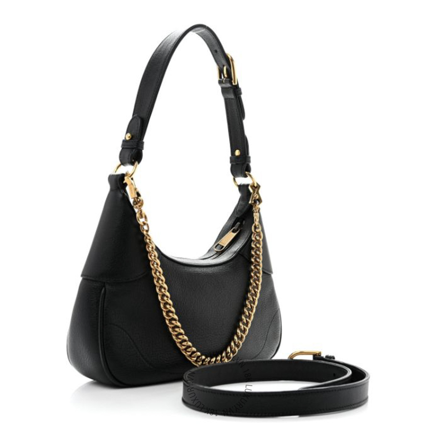 Túi Xách Gucci Goatskin Small Aphrodite Shoulder Bag Black GDCB593