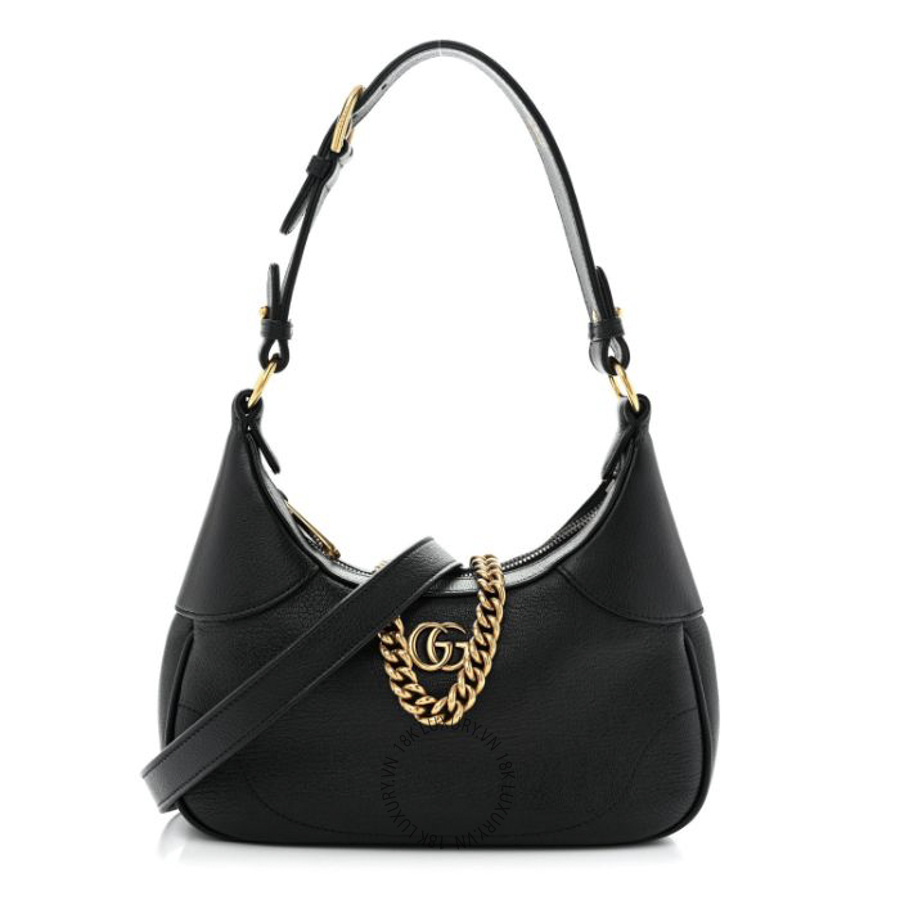 Túi Xách Gucci Goatskin Small Aphrodite Shoulder Bag Black GDCB593