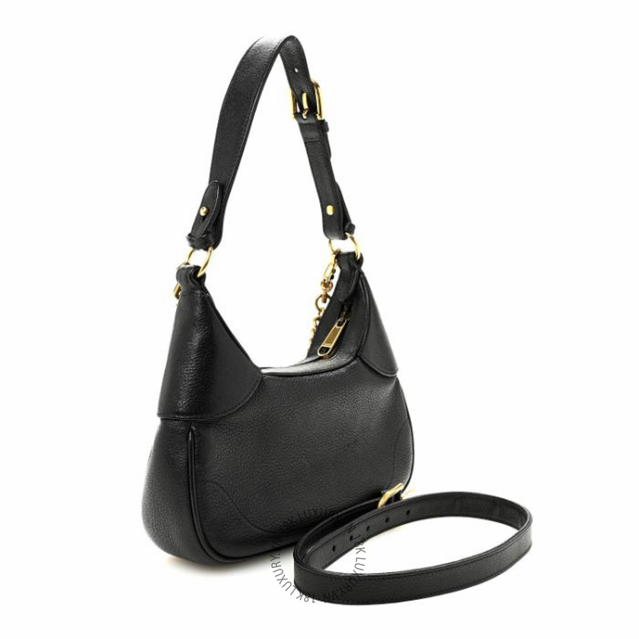 Túi xách Gucci Goatskin Small Aphrodite Shoulder Bag Black NFPG161