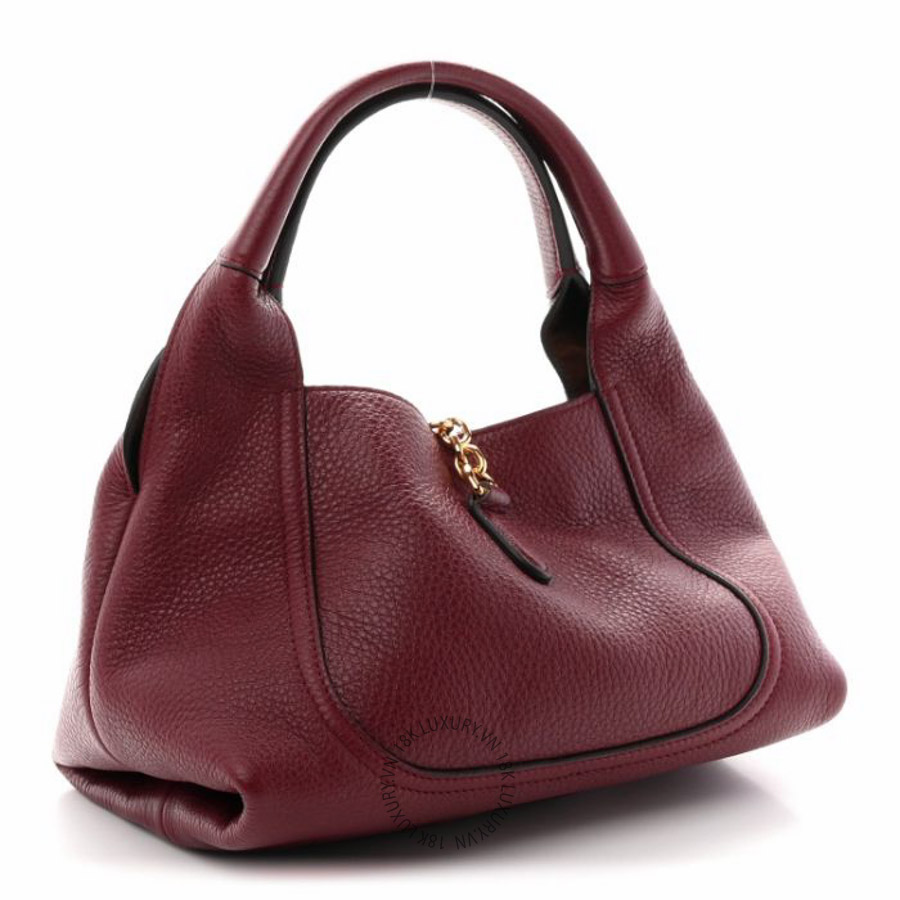 Túi xách Gucci Grained Calfskin Softbit Medium Shoulder Bag Rosso Ancora NFPG170