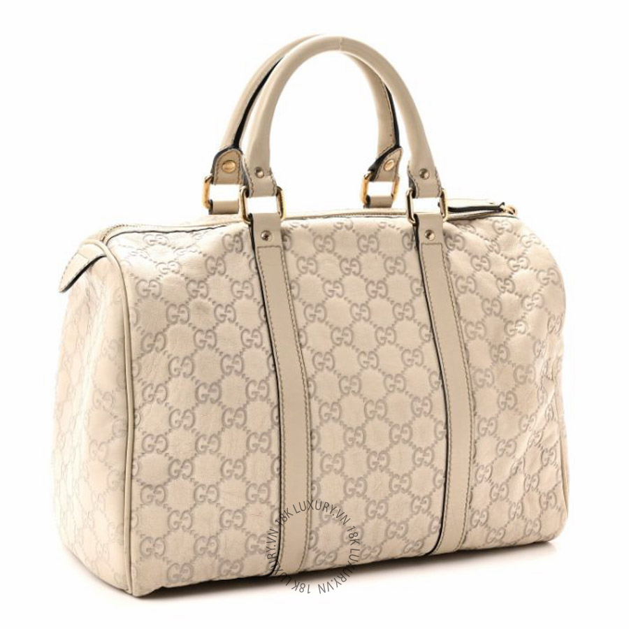 Túi xách Gucci Guccissima Medium Joy Boston Off White NFPG319