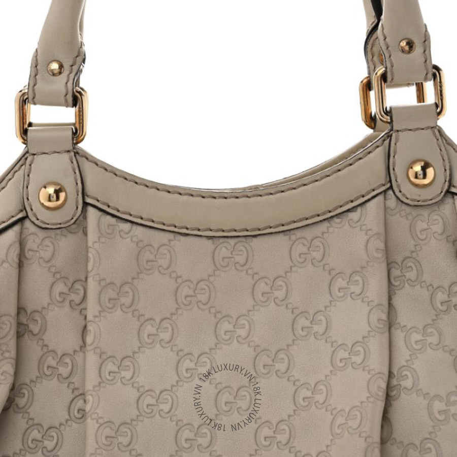 Túi Xách Gucci Guccissima Medium Sukey Tote Mystic White GDCB524 19 Túi Xách Gucci Guccissima Medium Sukey Tote Mystic White GDCB524