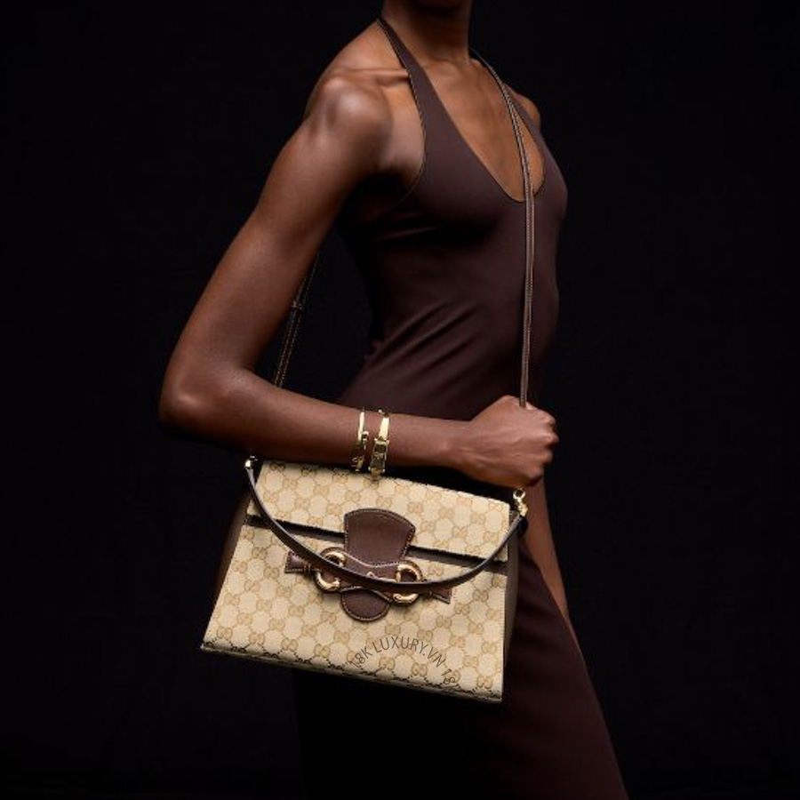 Túi Xách Gucci Horsebit Duomo medium top handle bag A006N6 FAGGX 9651 GFD030
