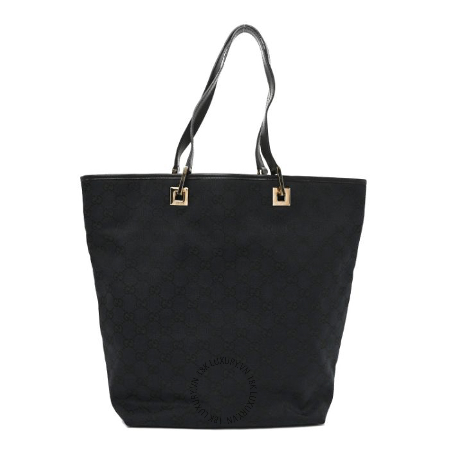 Túi Xách Gucci Monogram Large Bucket Tote Black GDCB314