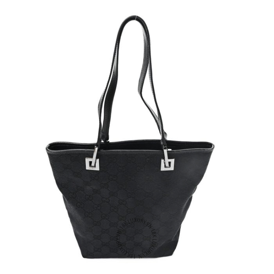 Túi Xách Gucci Monogram Small Bucket Tote Black GDCB114