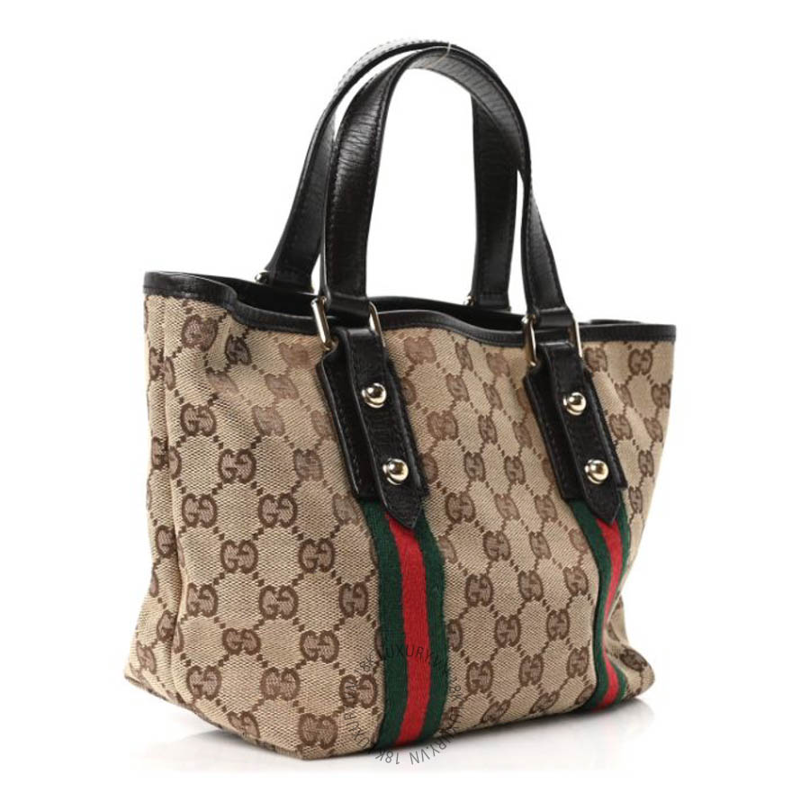 Túi xách Gucci Monogram Small Jolicoeur Tote Dark Brown GGC042