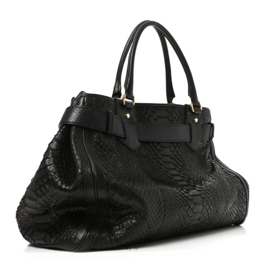Túi Xách Gucci Snakeskin Large GG Running Tote Black GDCB502