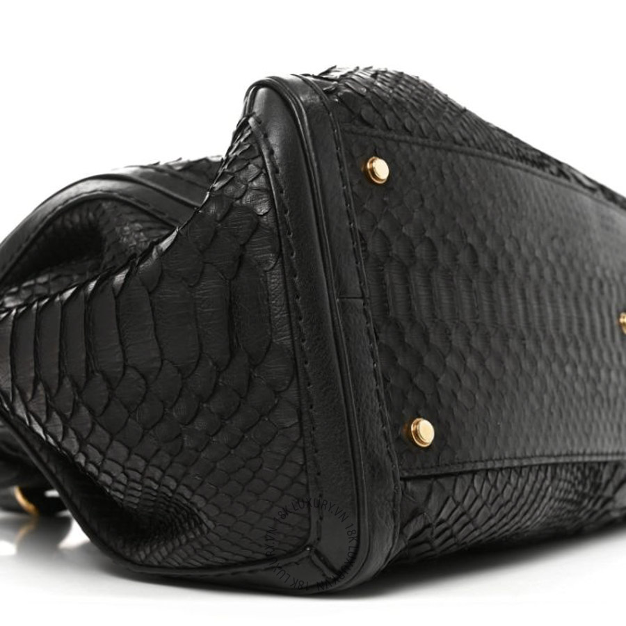 Túi Xách Gucci Snakeskin Large GG Running Tote Black GDCB502 19 Túi Xách Gucci Snakeskin Large GG Running Tote Black GDCB502