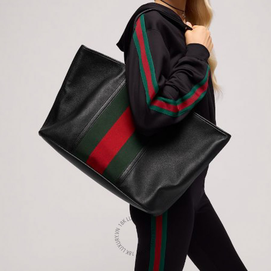 Túi Xách Gucci Web Trademark large tote bag A0072H AAHAL 1053 GFD380
