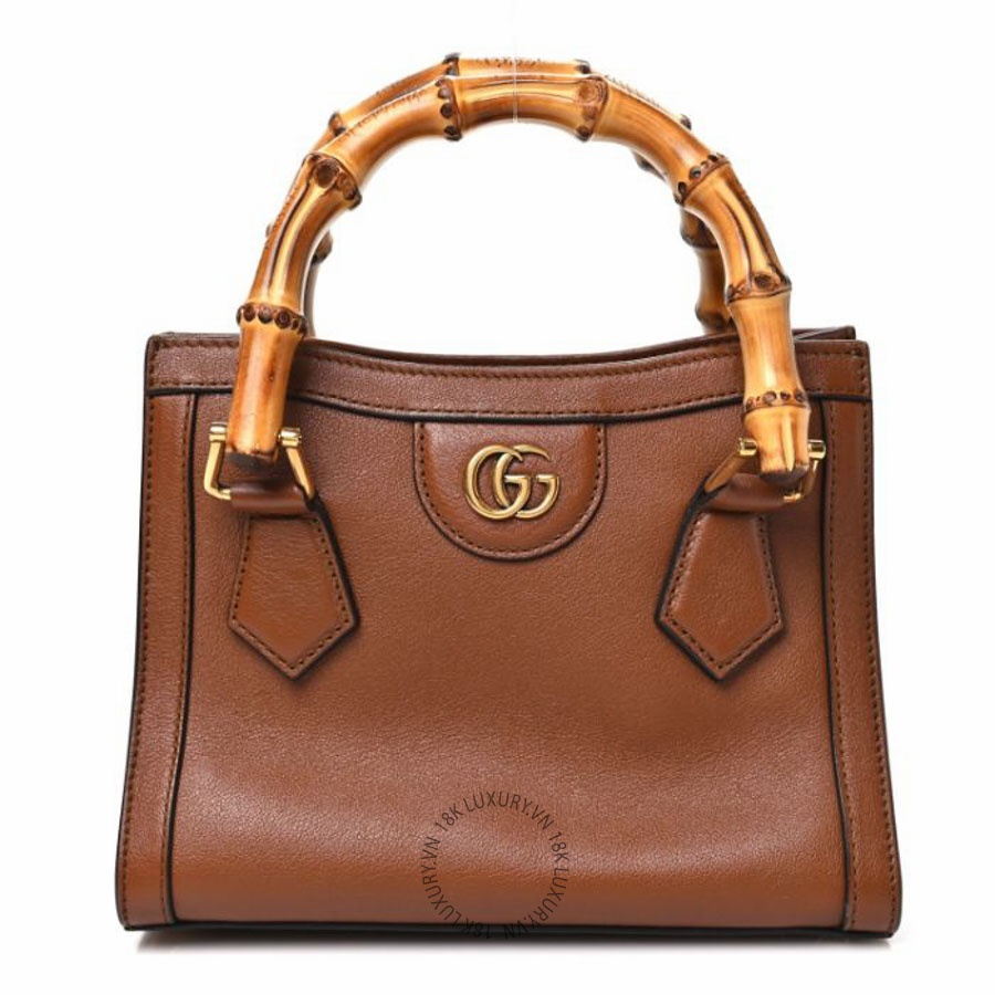 Túi xách Gucci Wonka Grain Calfskin Mini Diana Tote Bag Cuir NFPG199