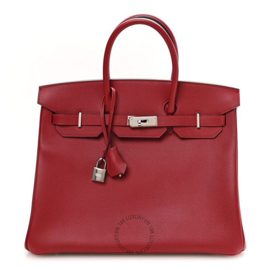 Túi xách Hermes Epsom Birkin 35 Rouge Grenat FPTH260