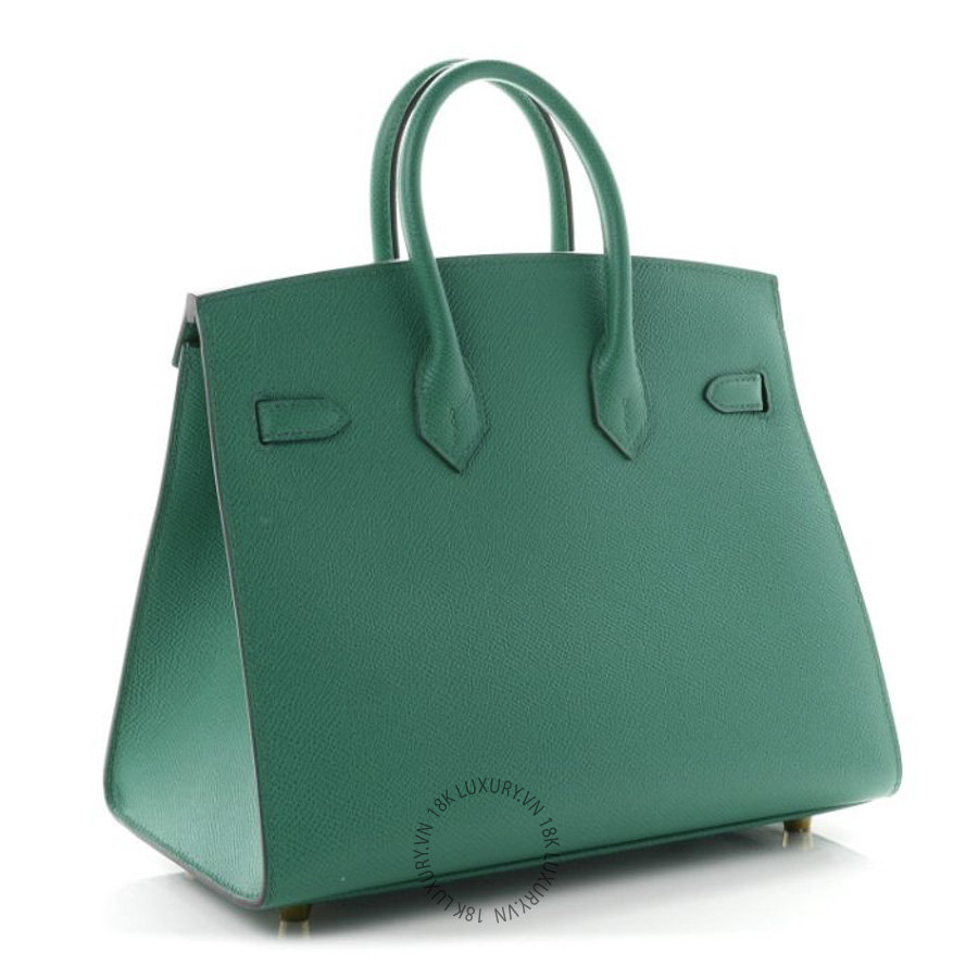 Túi Xách Hermes Epsom Birkin Sellier 25 Vert Jade TMH467