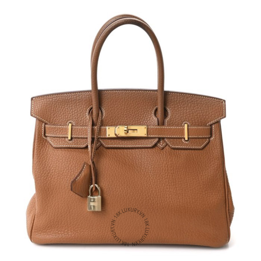 Túi Xách Hermes Fjord Birkin 30 Gold TMH169