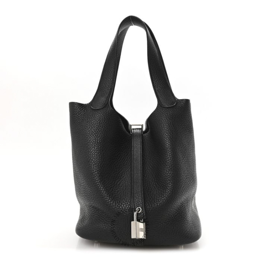 Túi Xách Hermes Taurillon Clemence Picotin Lock 22 MM Black TMH081