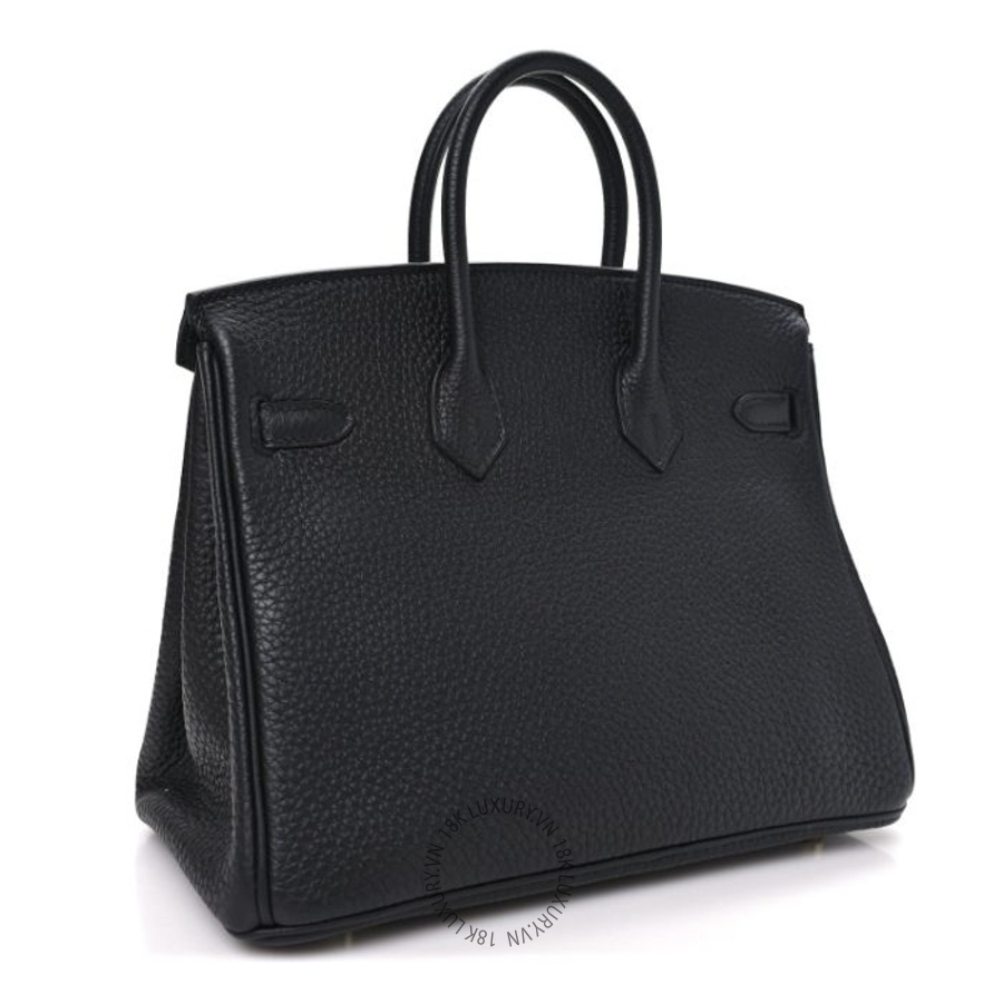 Túi Xách Hermes Togo Birkin 25 Black Black TMH478