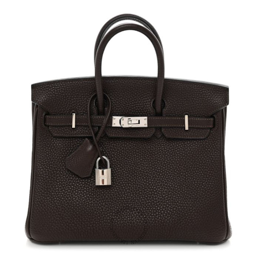 Túi xách Hermes Togo Birkin 25 Chocolate HMT335