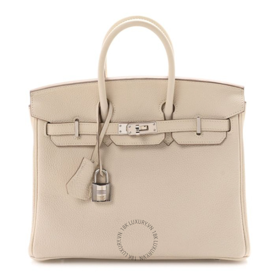 Túi xách Hermes Togo Birkin 25 Craie FPTH111