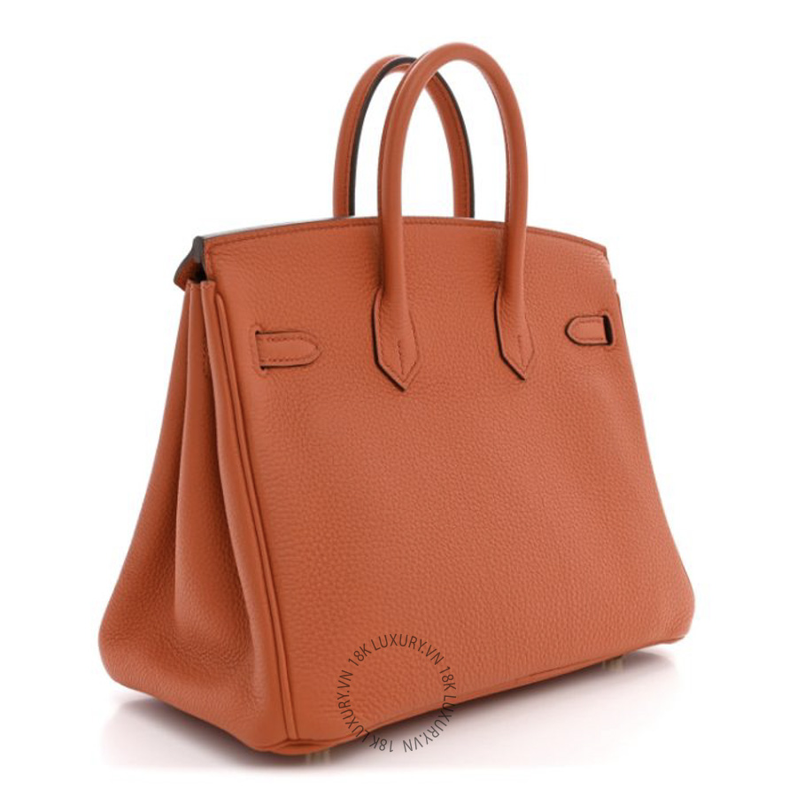 Túi Xách Hermes Togo Birkin 25 Terre Battue TMH234
