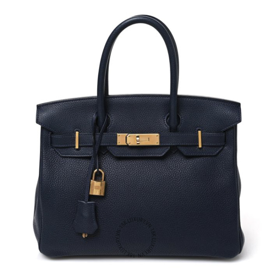 Túi Xách Hermes Togo Birkin 30 Bleu Nuit TMH067