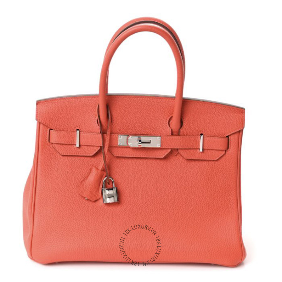 Túi Xách Hermes Togo Birkin 30 Capucine TMH348