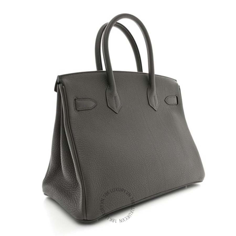 Túi xách Hermes Togo Birkin 30 Etain HMT116