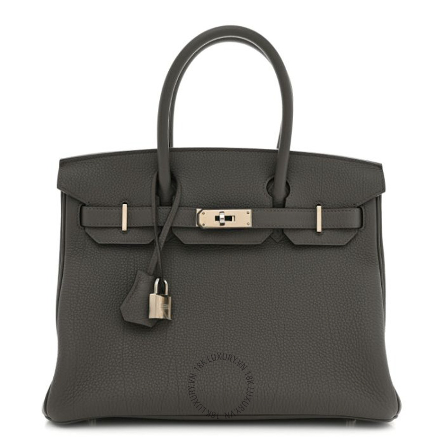 Túi xách Hermes Togo Birkin 30 Etain HMT116