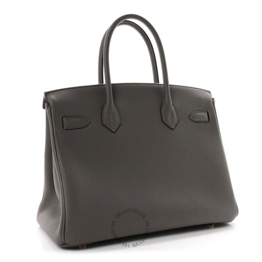 Túi xách Hermes Togo Birkin 30 Gris Meyer FPTH060