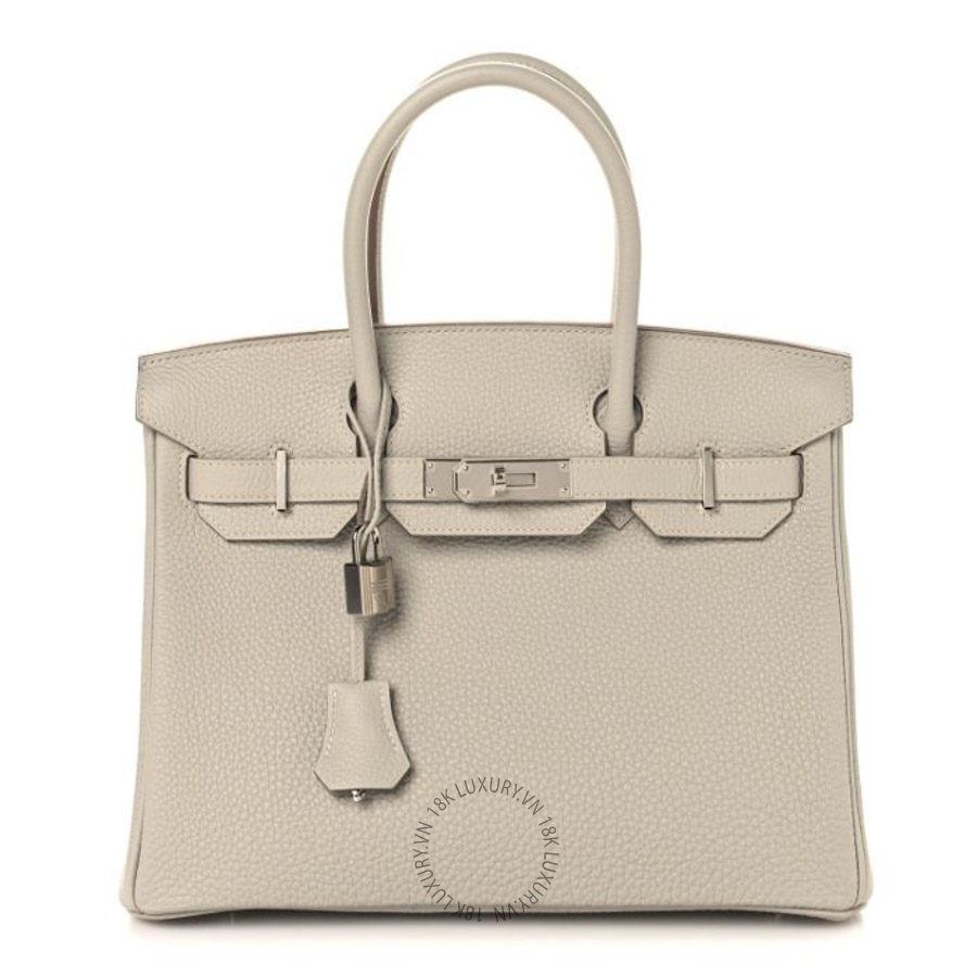 Túi xách Hermes Togo BIRKIN 30 Gris Perle HMT378