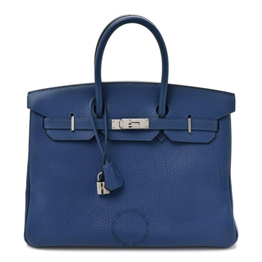 Túi xách Hermes Togo Birkin 35 Bleu Thalassa HMT211