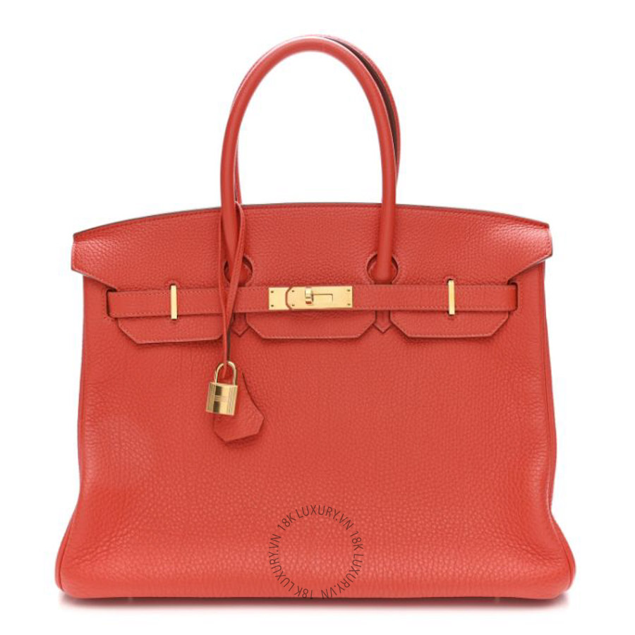 Túi xách Hermes Togo Birkin 35 Capucine HMT176