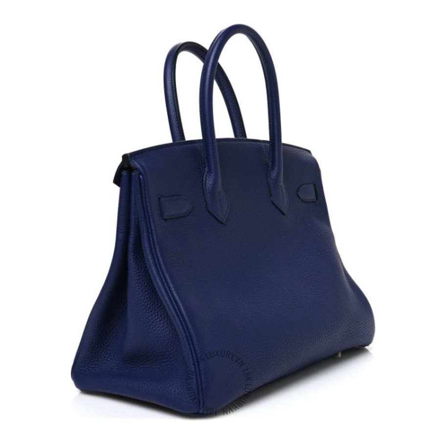 Túi xách Hermes Togo Swift Officier Birkin 30 Bleu Encre Rouge H FPTH201