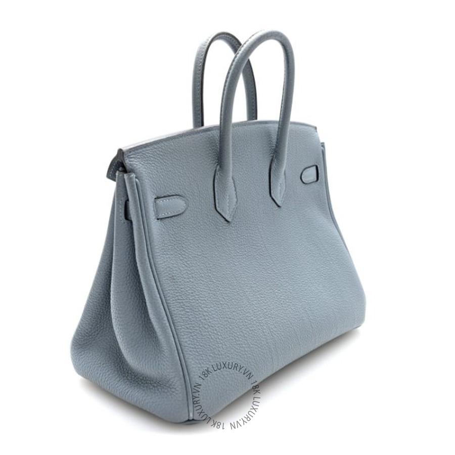 Túi Xách Hermes Togo Verso Birkin 25 Bleu Lin Chai TMH261