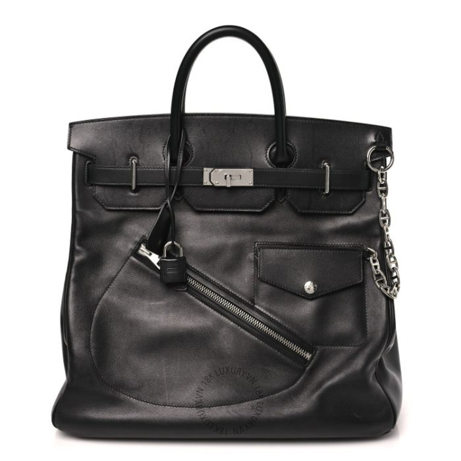 Túi xách Hermes Veau Volupto Rock HAC Birkin 40 Black HMT256