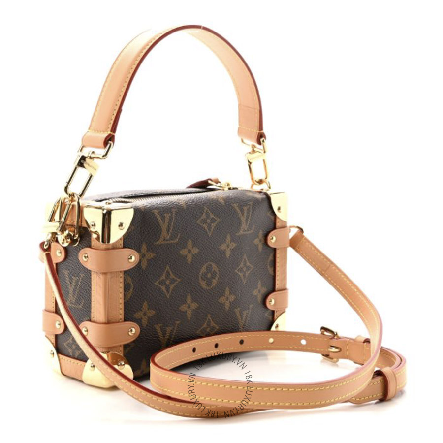 Túi Xách Hộp Đeo Chéo Louis Vuitton Monogram Side Trunk PM MNGR606