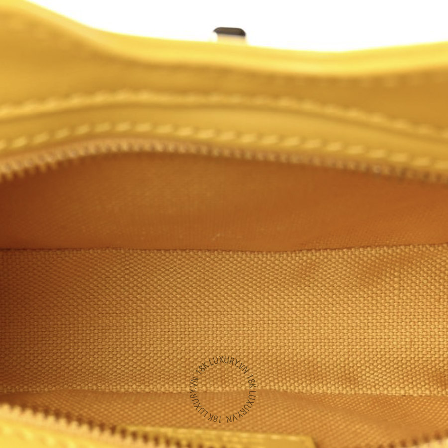 Túi Xách Kẹp Nách Gucci Calfskin Monogram Mini Moon Side Shoulder Bag Yellow GDCB403 17 Túi Xách Kẹp Nách Gucci Calfskin Monogram Mini Moon Side Shoulder Bag Yellow GDCB403