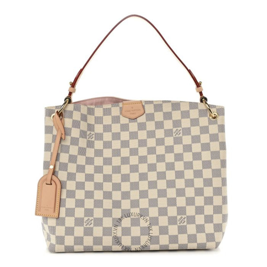 Túi Xách Louis Vuitton Damier Azur Graceful PM Rose Ballerine MNGR302