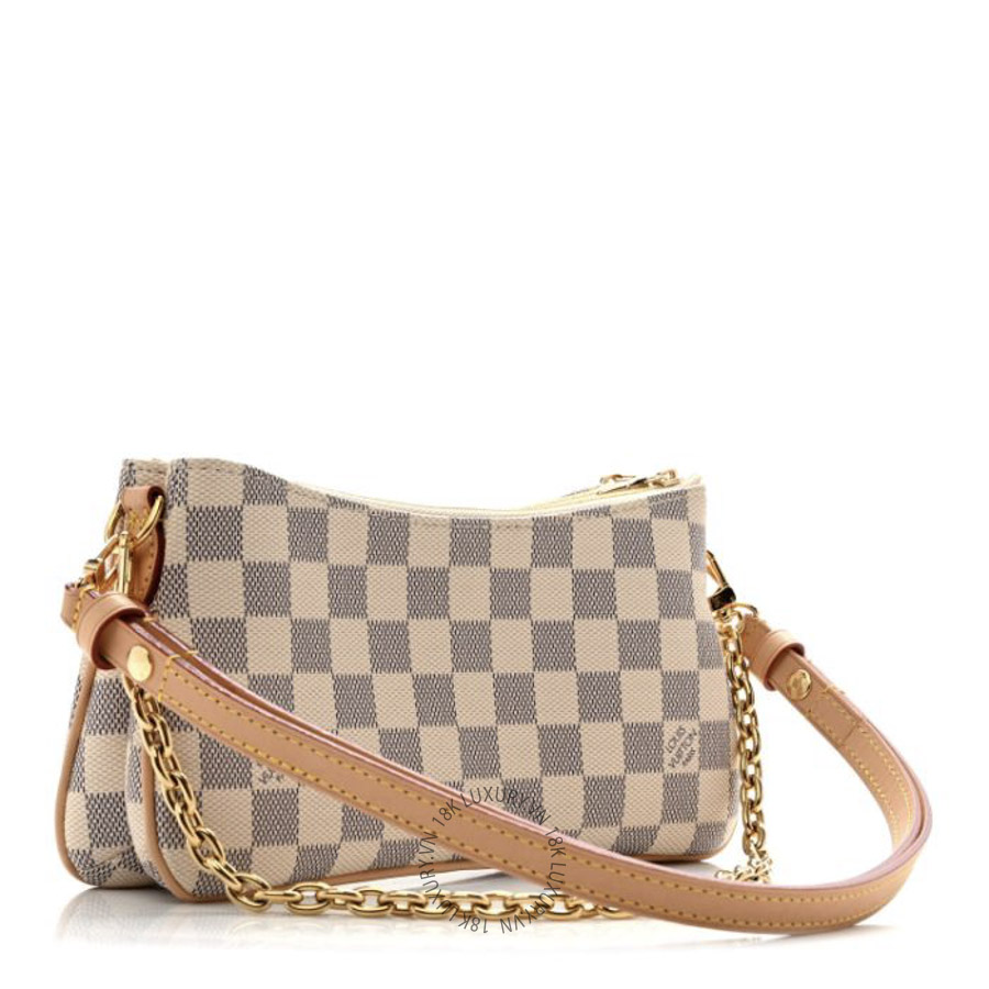 Túi Xách Louis Vuitton Damier Azur Liv Pochette MNGR166