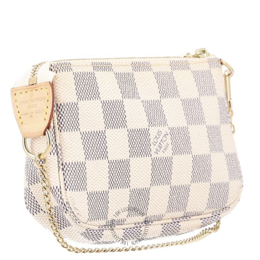 Túi Xách Louis Vuitton Damier Azur Mini Pochette Accessories NSBD233