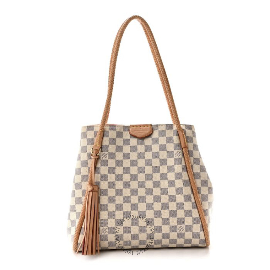 Túi Xách Louis Vuitton Damier Azur Propriano Rose Ballerine MNGR818