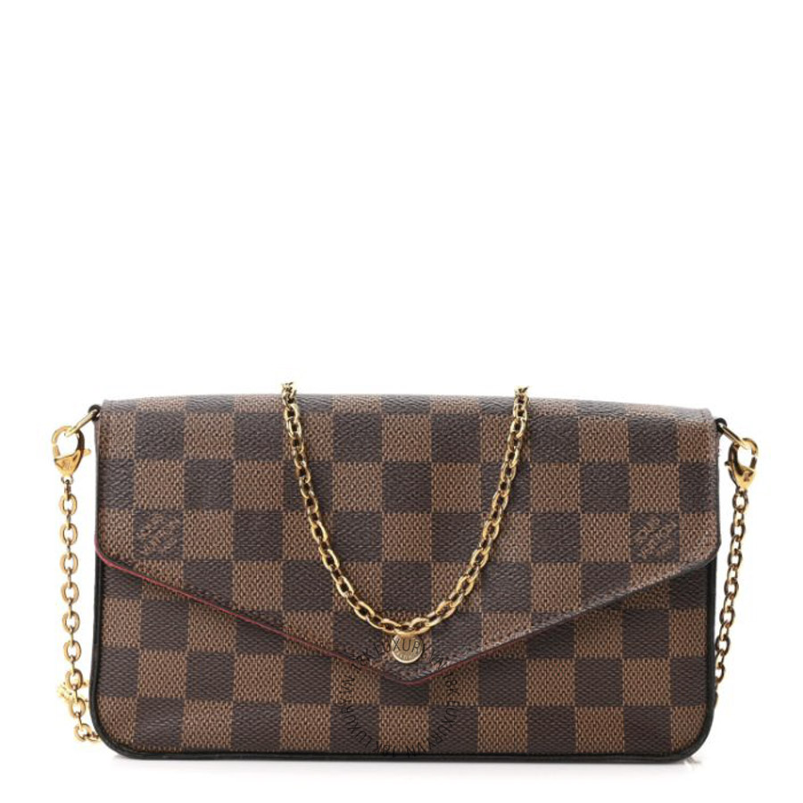 Túi Xách Louis Vuitton Damier Ebene Pochette Felicie Chain Wallet MNGR127