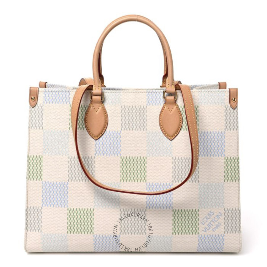 Túi Xách Louis Vuitton Damier Giant Onthego MM Pistachio MNGR072