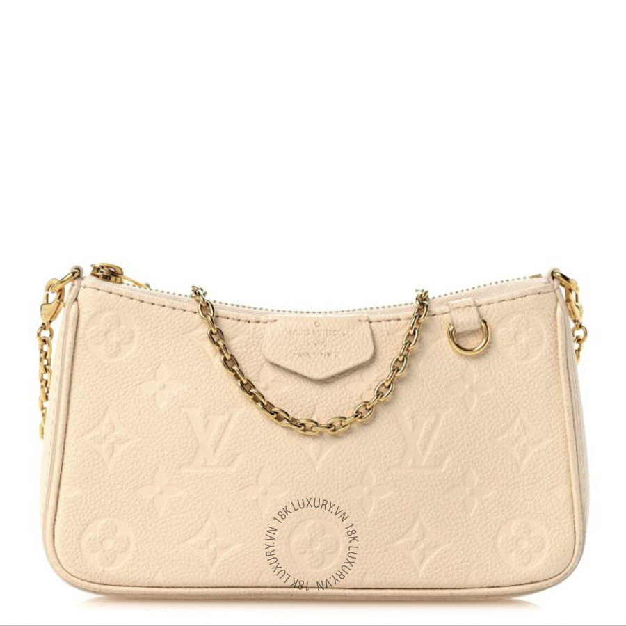 Túi Xách Louis Vuitton Empreinte Easy Pouch On Strap Cream MNGR442