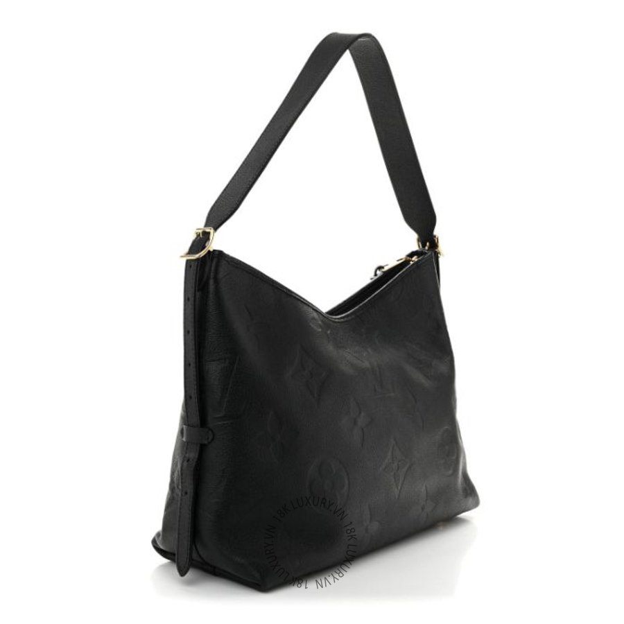 Túi Xách Louis Vuitton Empreinte Monogram Giant Carryall MM Black NSBD614