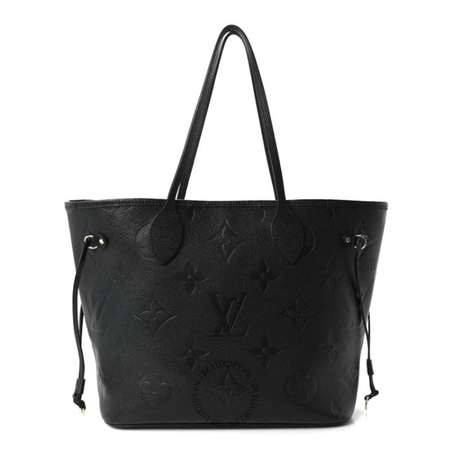 Túi Xách Louis Vuitton Empreinte Monogram Giant Neverfull MM Black MNGR060